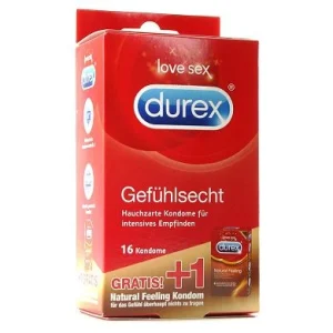 Durex Gefühlsecht Kondome. 1er Pack (1 X 16 Stück) 6